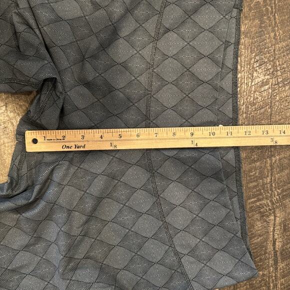 Nike Women's Dri-FIT Poly Print Capri Tights Gray Size XL - Picture 6 of 11